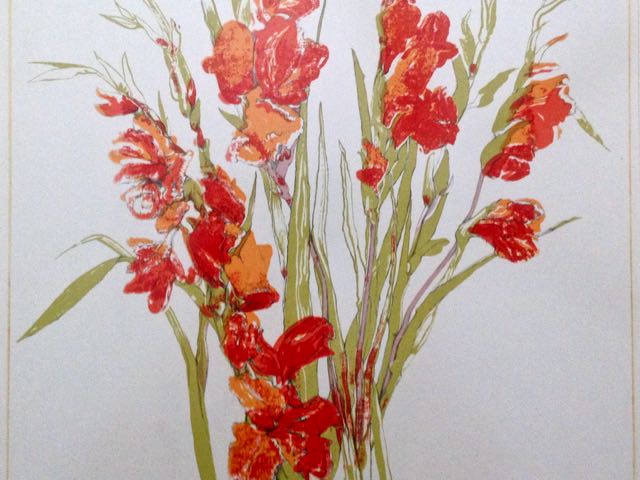 A detail of our mother's print. Please excuse my bad iPhone photo.